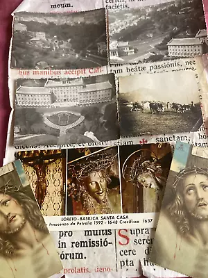 RARE ANCIENT LOT RELICS : Vatican Garden +Christ's Passion+miracle Christ Loreto • $94.99