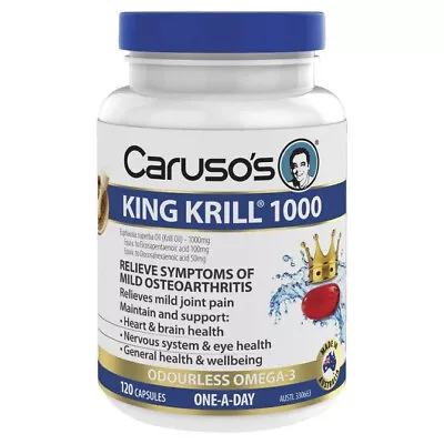 Caruso's King Krill 1000mg | 120 Capsules • $59.90