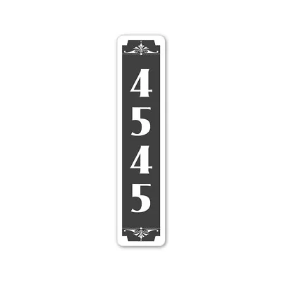 Vertical House Number Metal Sign • $26.33