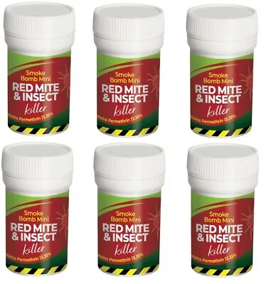 £6.59 • Buy Red Mite Bomb Fumigator - Poultry Housing Insect Smoke Killer Spider Mites