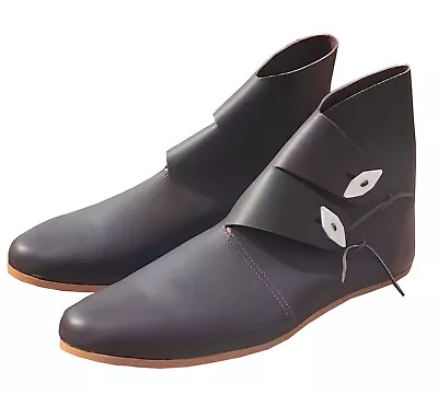 Unisex Medieval Leather Shoes • $57