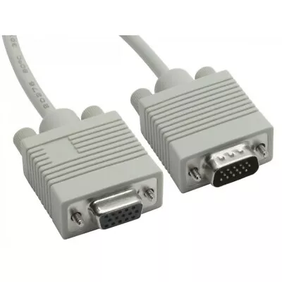 O-8ware 2m VGA Monitor Extension Cable HD15 Pin Male To Female Monitor Cable • $15.51