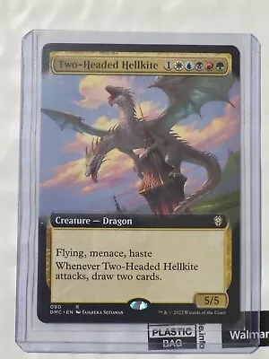 MTG Dominaria United Two-Headed Hellkite Extended Art. Nm. Pack To Sleeve  • $12.95