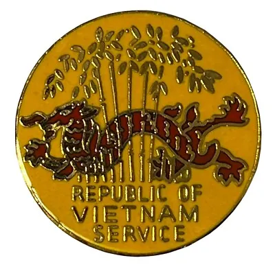 Republic Of Vietnam Service Dragon Motorcycle Hat Cap Lapel Pin M-014 • $6.88