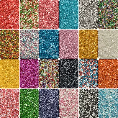 £4.25 • Buy EDIBLE SPARKLING GLITTER SUGAR CRYSTALS Cupcake Sprinkles Cake Topper Decoration