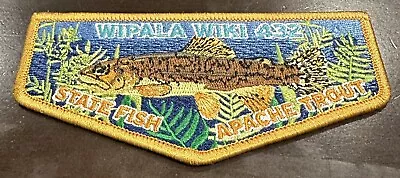 Boy Scout OA Flap  Wipala Wiki Lodge 432 State Fish Patch • $6