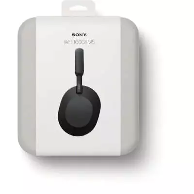 $529 • Buy Sony WH-1000XM5 Premium Noise Cancelling Wireless Over-Ear Headphones (Black) (W
