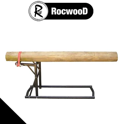 £44.99 • Buy Saw Horse Log Holder Wood RocwooD Easy Load Fast Cut Deluxe For Chainsaw Cutting
