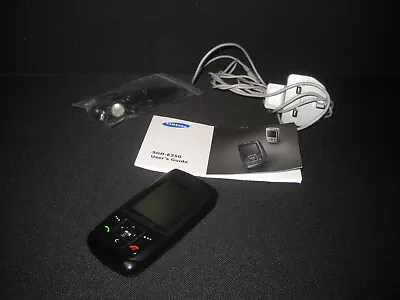 Samsung SGH E250 Black Mobile Phone With Instructions • £9.99