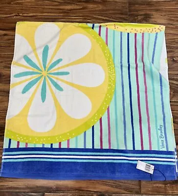 NWT VERA BRADLEY BEACH TOWEL- Floating Blossoms ￼33 X 60 • $21.99