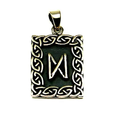 Rune Dagaz Viking Pendant Bronze Symbol Jewelry New • $13.58