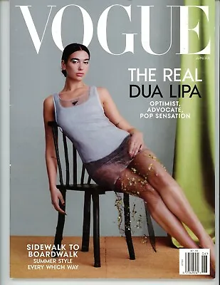 VOGUE Magazine - June/July 2022 With Dua Lipa On The Cover • $9