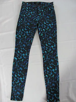 J Brand Super Skinny Mid-Rise Jeans- Indigo Ink Blot -Size 23 - NWT $240 • $29.74
