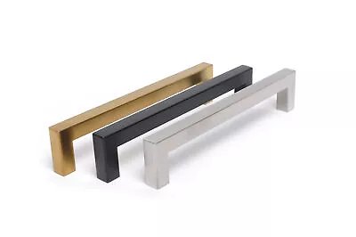 Kitchen Cabinet Door Handles Drawer Cupboard Interior Modern Square Bar Handle • £3.15