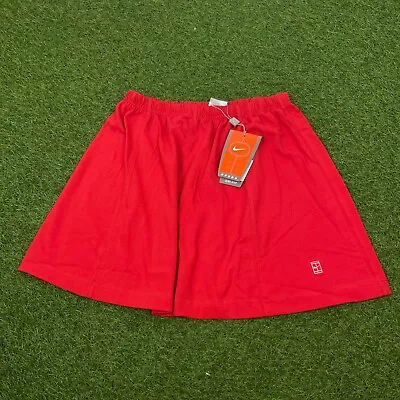 Nike Court Tennis Skirt Vintage Retro Medium Red • $1.23