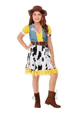 £19.75 • Buy Western Cowgirl Costume Girls Kids Toy Story Jessie Childrens Fancy Dress Outfit