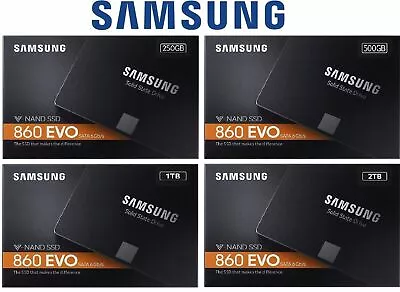 Samsung SSD 860 EVO QVO 250GB 500GB 1TB 2TB 4TB 2.5  Internal Solid State Drive • $175