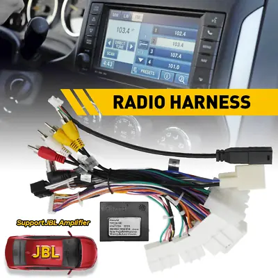 For Toyota Aftermarket Radio Stereo Car Wire Harness Cable Adapter Canbus BOX EA • $27.59