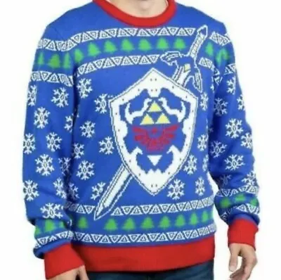 $34.99 • Buy The Legend Of Zelda Ugly Sweater Master Sword Holiday Christmas New Size Medium