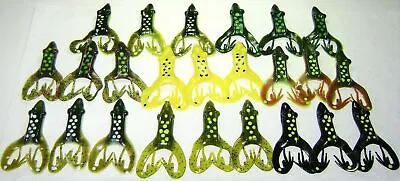 24 Mister Twister 4 Inch Hawg Frawg Lures Frogs Bass Pike Nice Assorted Colors • $12.99