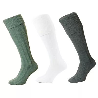 Men's HJ Hall Kilt Socks Hose Knee Length - Style 899 • $11.96