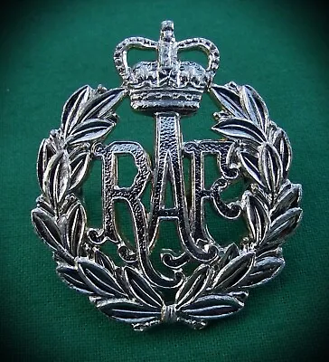 Anodised QC The Royal Air Force  RAF  - 100% Genuine British Military Cap Badge • £7.99