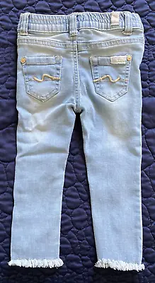 7 For All Mankind Baby Girl Jeans Size 24M Toddler Girls Infant Seven • $8.99