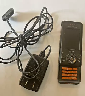 Sony Ericsson Walkman W810i Black Cingular/AT&T Cellular Phone Vintage • $39.95