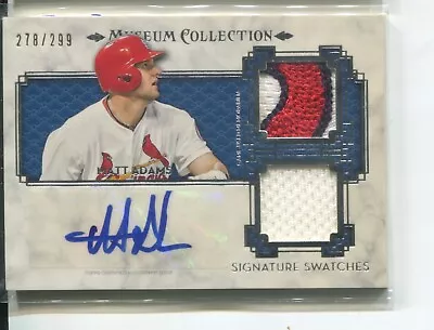 2014 Museum Collection Single-Player Signature Swatche Dual Matt Adams Auto /299 • $13