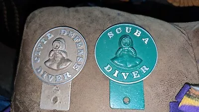 Rare Vintage Scuba Diver License Plate Topper • $58