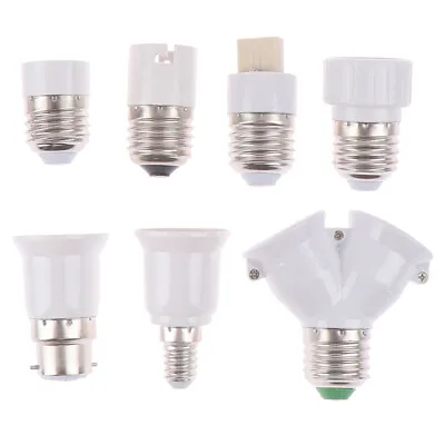 E27 GU10 E14 B22 E12 G9 Bulb Adapter LampConverter Holder Extender Light So-wq • £4.03