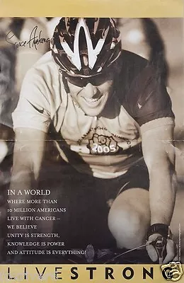 £4.50 • Buy LANCE ARMSTRONG Autographed Photograph - Ex-Cyclist Tour De France - Preprint