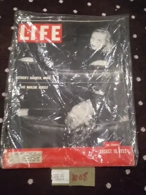 Life Magazine / August 18 1952 / Back Cover Missing / Marlene Dietrich / Spain • $4.98