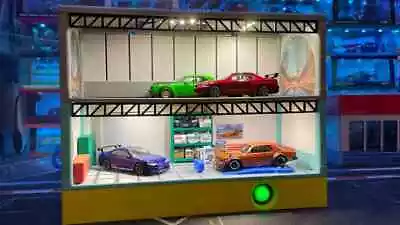 Modular 2 In 1 Stacked Display Diorama Compatible With Hotwheels Diecast Cars • $60