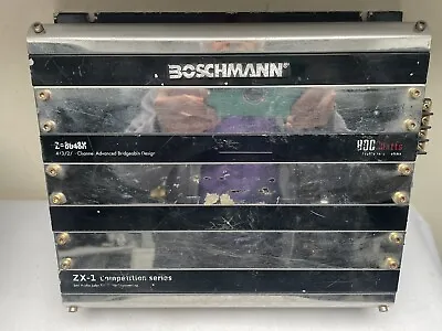 Boschmann Zx-1 Competetion Series Channel Bridgeable 800 Watts Amplifi For Parts • £20