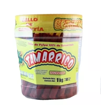 Tamarrico Tarugos Tamarindo Con Chile Mexican Tamarind Candy Sticks 50 Pcs 1kg • $19.95