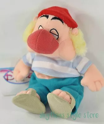 Mr Smee Pirate Mini Bean Bag Disney Peter Pan Sidekick Cook Plush 8  New Retired • $26.95