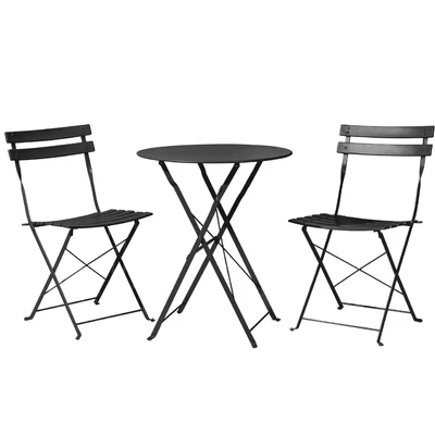 $167 • Buy Gardeon Outdoor Setting Table And Chairs Folding Patio Furniture Bistro Set