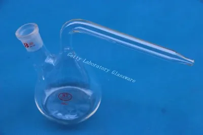 500ml Lab Glass Retort Boil Flask Boiling Flask Flat Bottom 24/29 • $25.49