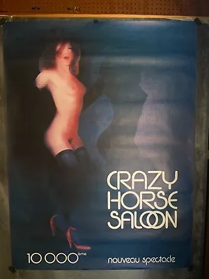 Vintage Original French Crazy Horse Saloon Poster • $250