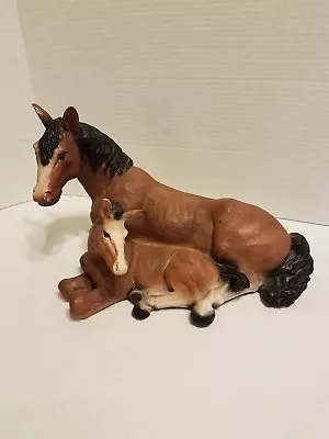 Universal Statuary Horses #876 1988 Made In The USA Figurine Statue 12  • $19