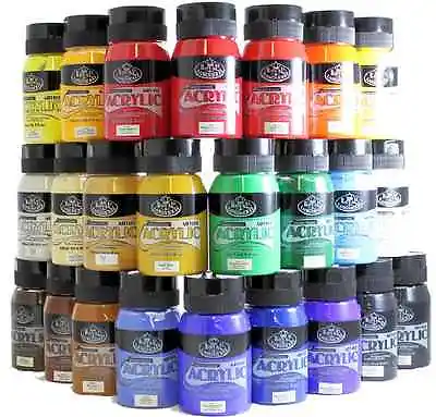£8.75 • Buy ROYAL LANGNICKEL 500ml ESSENTIALS ACRYLIC PAINT TUBS JARS 27 COLOURS AVAILABLE