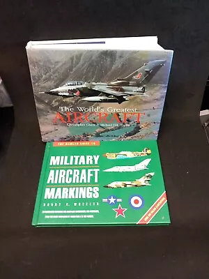 2 X Aircraft Books Military Aircraft Markings  Worlds Greatest Aircraft  • £10.99