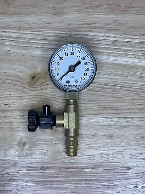 Ashcroft 20W1005ph02b60# Pressure Gauge 0 To 60 Psi 1/4 In Mnpt Plastic • $5.75