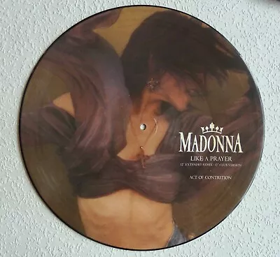 Madonna. Like A Prayer.  12  Picture Disc . W7539TP • £10.50