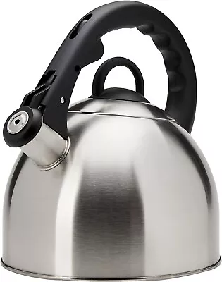 AVANTI Novara Whistling Kettle 2.5 Litres Stainless Steel Silver Water Boiler AU • $33.47