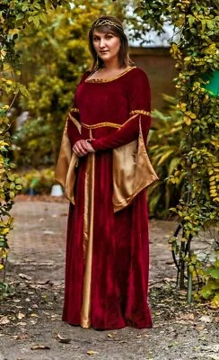 Plus Size Renaissance Gown Ren Faire Medieval Dress LARP Costume SCA Cosplay  • $89.99