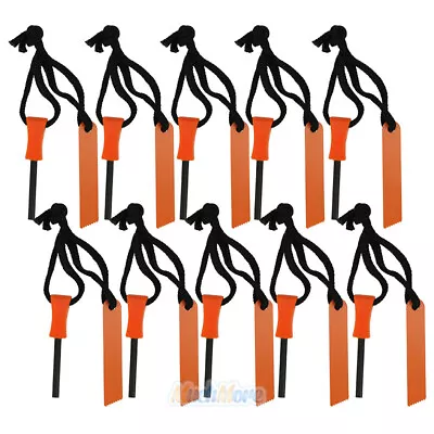 Lot 100x Fire Starter Flint Steel Striker Survival Kit Ferro Rod Outdoor Camping • $11.99