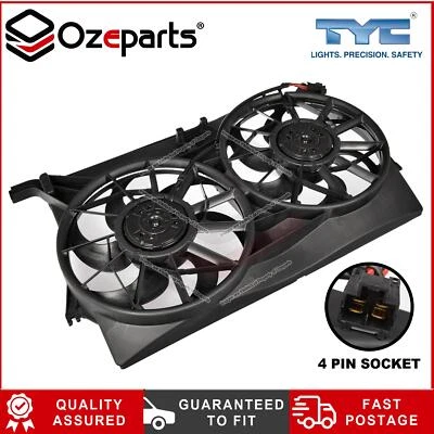 Ford Falcon BA BF 2003~2007 Dual Twin Thermo Radiator Fan With Motors • $187