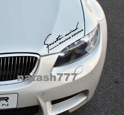 Sports Mind Powered By Racing Edition BMW M2 M3 M5 M6 Vinyl Decal Sticker Emblem • $24.95